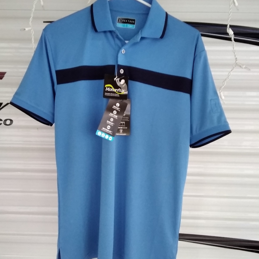 PGA Tour Men's Motionflux Golf Polo NWT